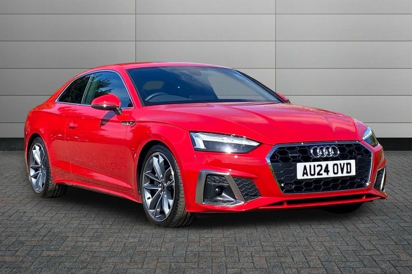 Audi A5 2.0 Tdi 40 S Line Coupe S Tronic Quattr Red