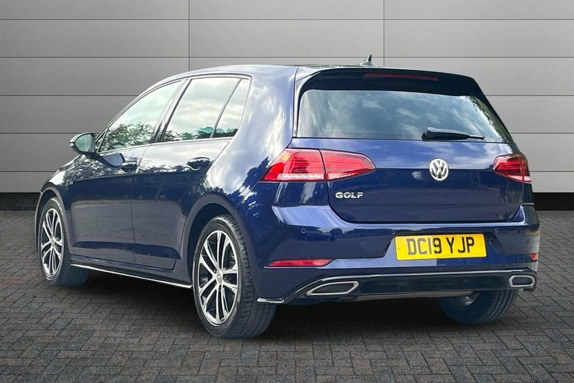 Volkswagen Golf 2.0 Tdi R-line Hatchback Dsg 150 Ps DC19YJP Blue #3