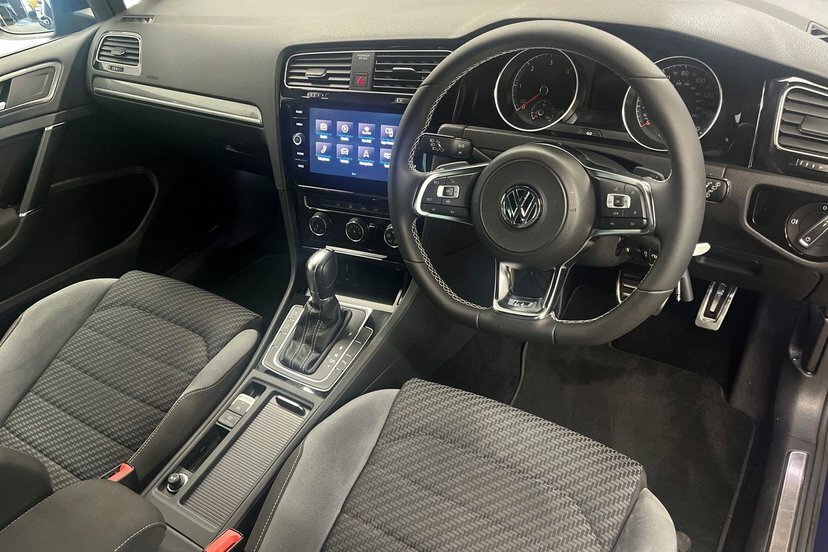 Volkswagen Golf 2.0 Tdi R-line Hatchback Dsg 150 Ps DC19YJP Blue #6