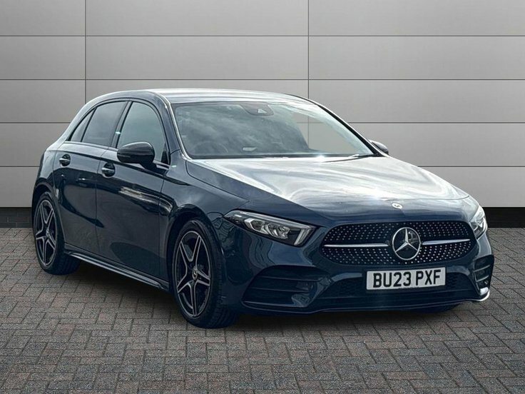 Mercedes-Benz A Class A180 Amg Line Executive Hatchback BU23PXF Blue #2