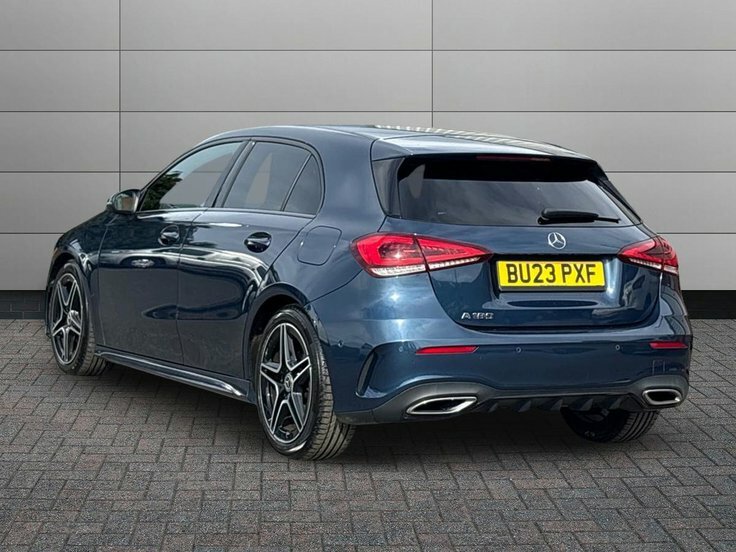Mercedes-Benz A Class A180 Amg Line Executive Hatchback BU23PXF Blue #4