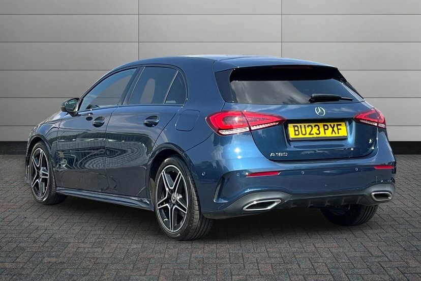 Mercedes-Benz A Class A180 Amg Line Executive Hatchback BU23PXF Blue #3