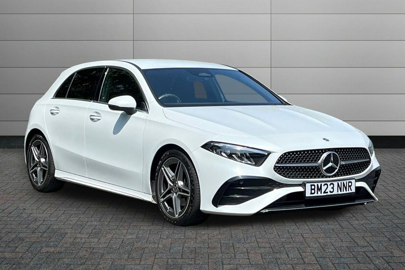 Mercedes-Benz A Class 1.3 A200h Mhev Amg Line Executive Hatchback BM23NNR White