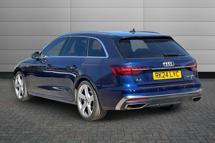 Audi A4 Avant 2.0 Tfsi 40 S Line Estate S Tronic 204 RK24LYC Blue #3