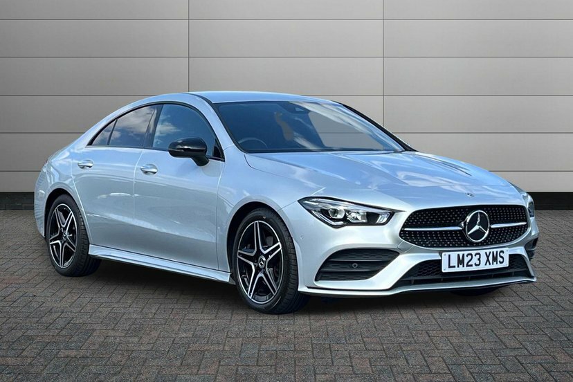Mercedes-Benz CLA Class Cla180 Amg Line Premium Coupe Silver