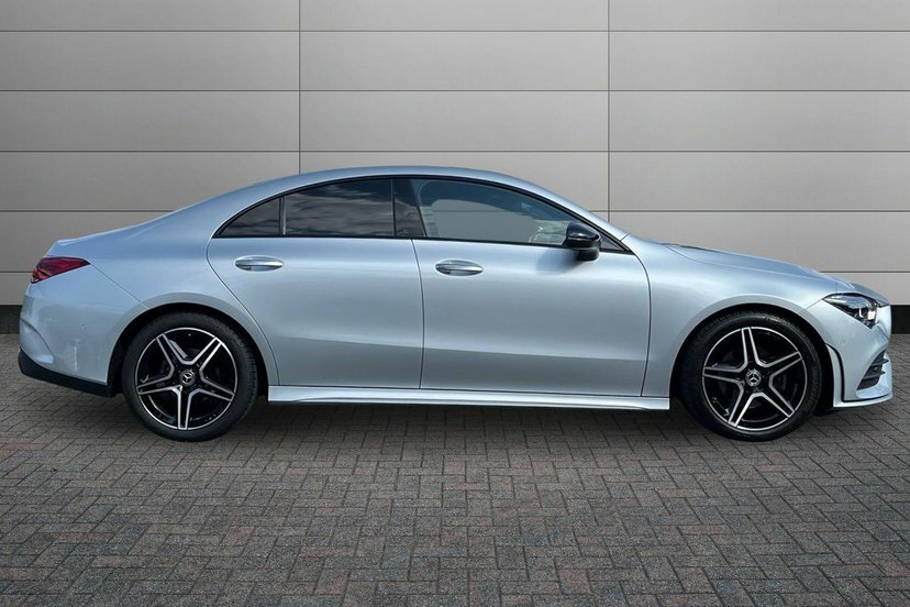 Mercedes-Benz CLA Class Cla180 Amg Line Premium Coupe Silver #3