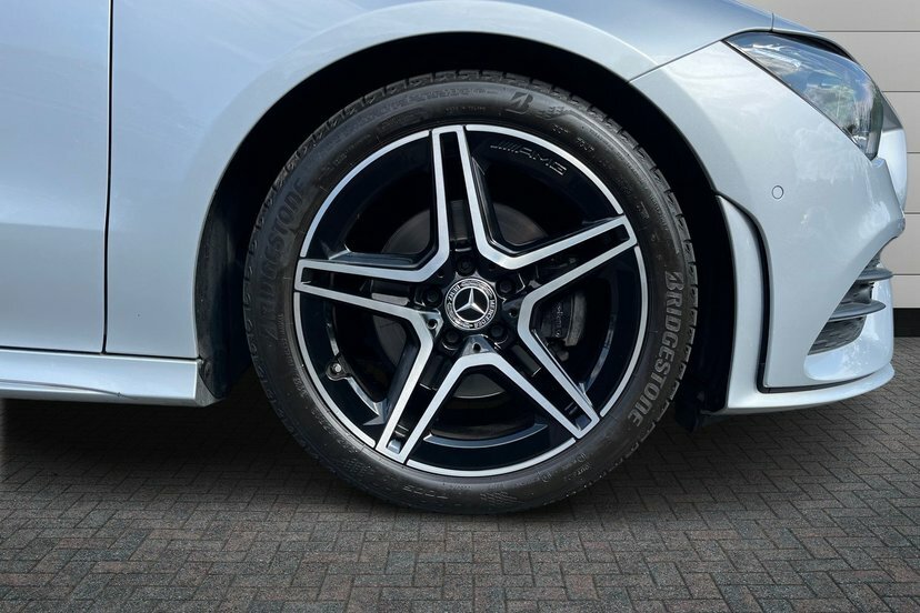 Mercedes-Benz CLA Class Cla180 Amg Line Premium Coupe Silver #4