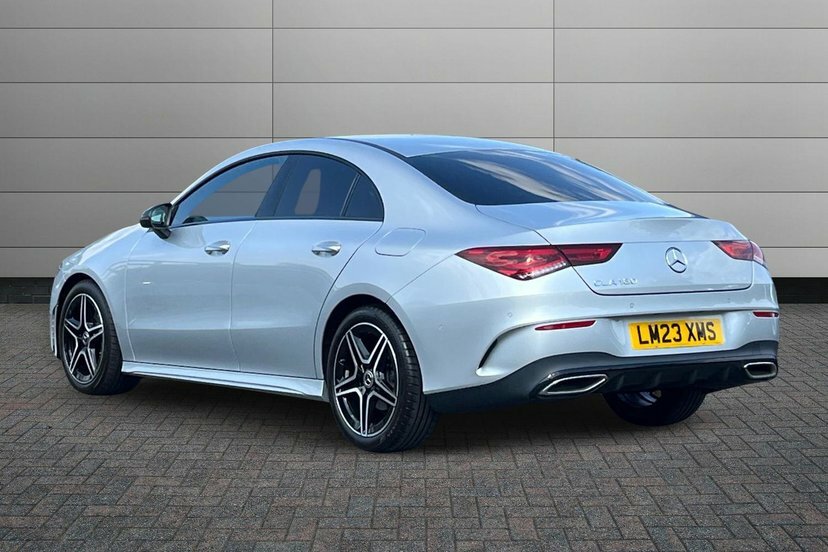 Mercedes-Benz CLA Class Cla180 Amg Line Premium Coupe Silver #2