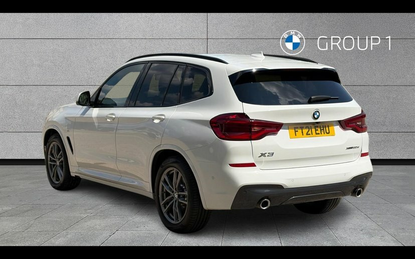 BMW X3 X3 Xdrive20d M Sport White #2