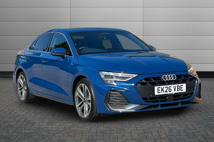 Audi A3 1.5 Tfsi S Line Saloon S Tronic 116 Ps Blue
