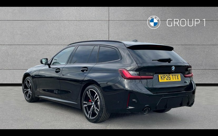 BMW 3 Series 320I M Sport Touring KP26TTX Black #2