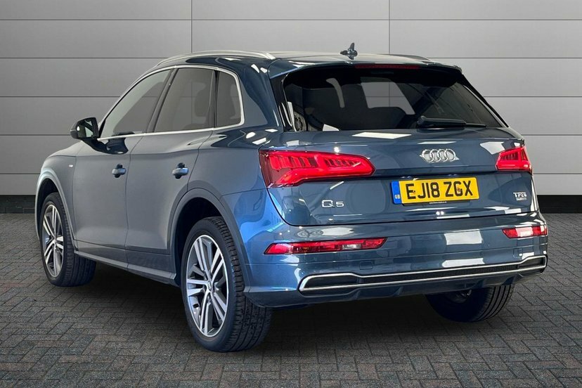 Audi Q5 2.0 Tfsi S Line Suv S Tronic Quattro 2 EJ18ZGX Blue #3