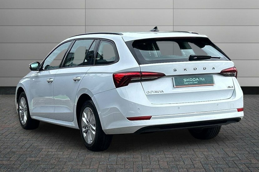 Skoda Octavia 1.0 Tsi E-tec Mhev Se Technology Estate White #3