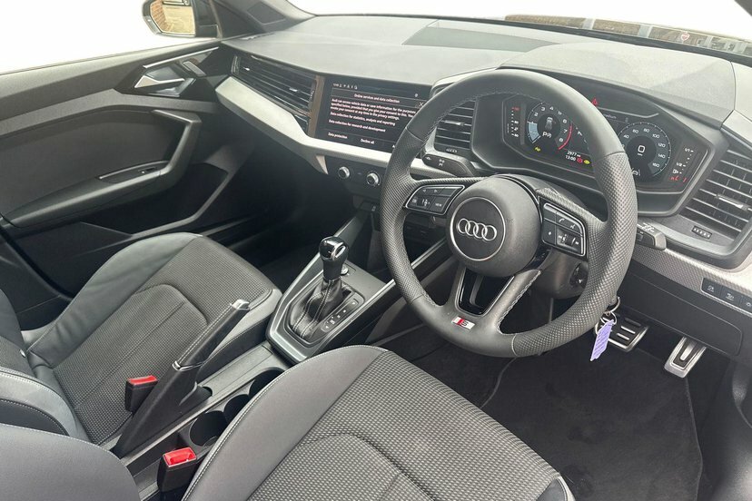 Audi A1 1.0 Tfsi 25 S Line Sportback S Tronic HF75OTW Black #6
