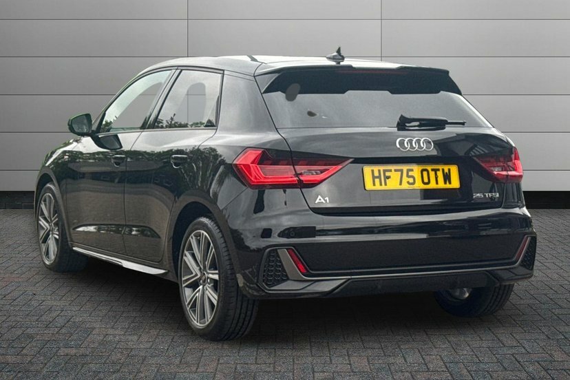 Audi A1 1.0 Tfsi 25 S Line Sportback S Tronic HF75OTW Black #3