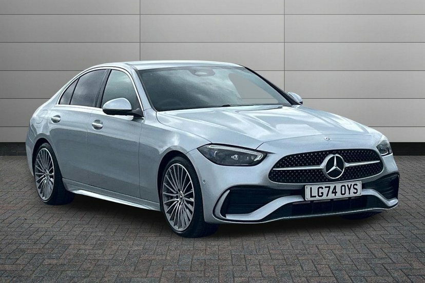 Mercedes-Benz C Class C200h Mhev Amg Line Premium Saloon Silver