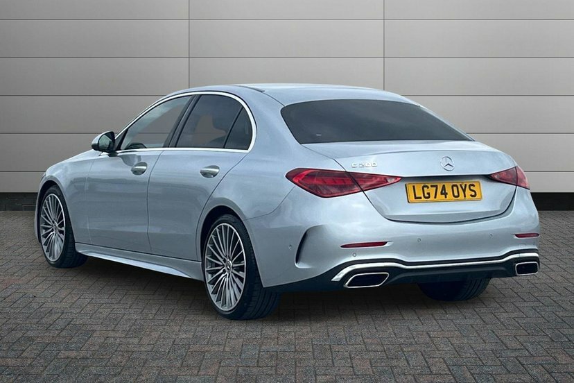 Mercedes-Benz C Class C200h Mhev Amg Line Premium Saloon Silver #2