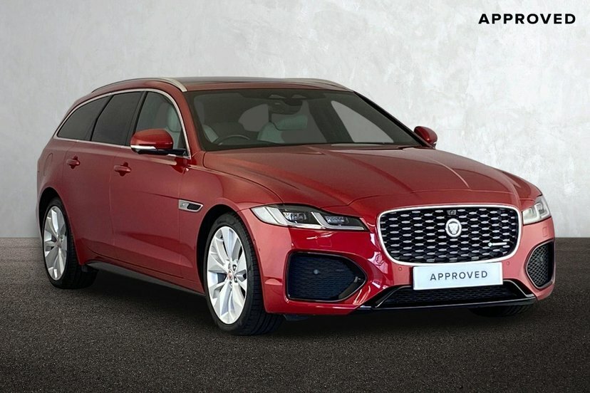 Jaguar XF 2.0 D200 Mhev R-dynamic Se Sportbrake A Red
