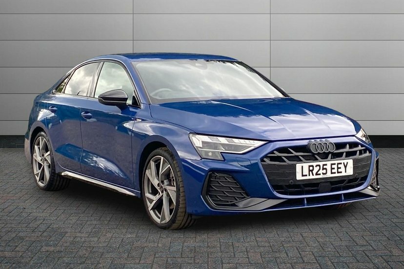 Audi A3 1.5 Tfsi 35 Black Edition Saloon S Tron Blue