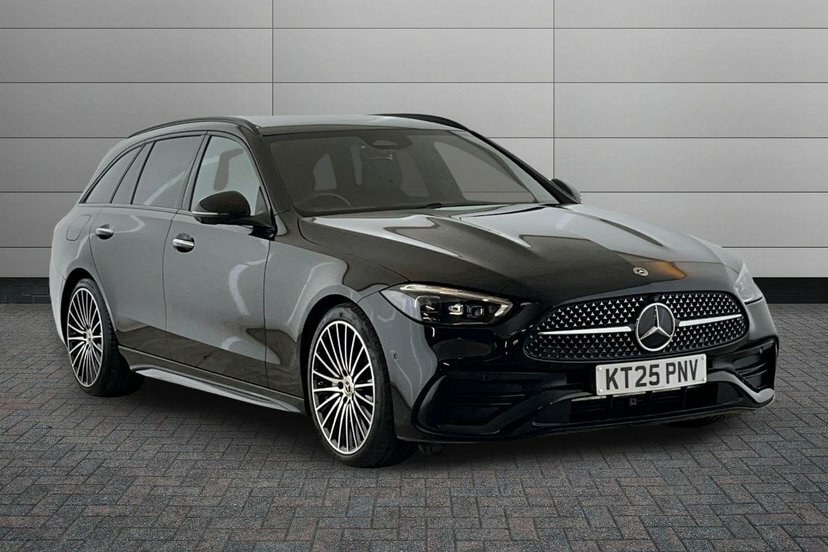 Mercedes-Benz C Class C300h Mhev Amg Line Premium Plus Estate Black