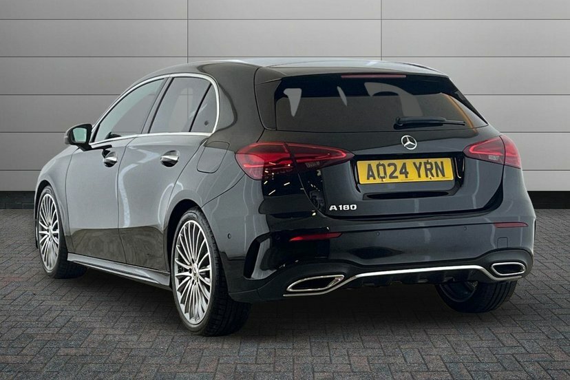 Mercedes-Benz A Class A180h Mhev Amg Line Premium Plus AO24YRN Black #2