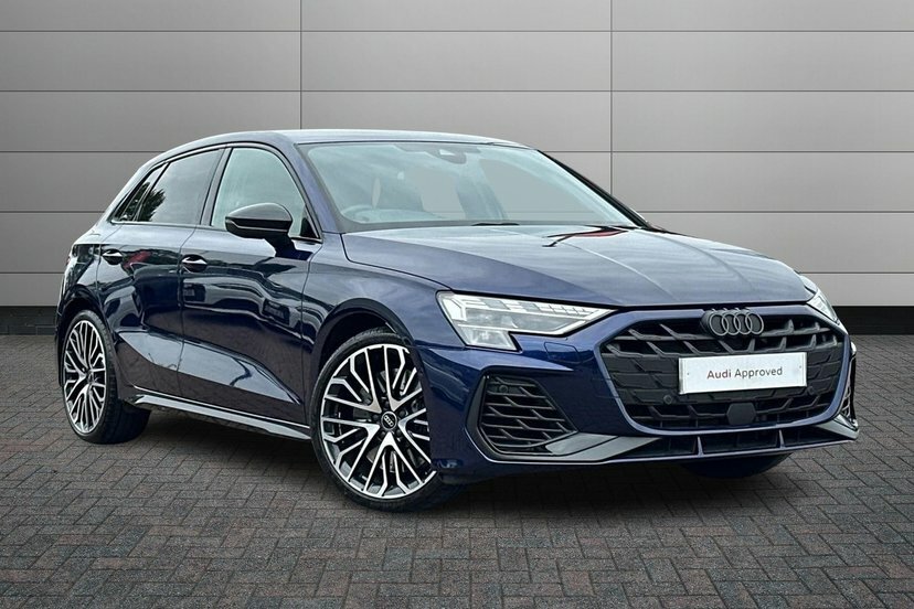 Audi S3 2.0 Tfsi Black Edition Sportback S Tron Blue