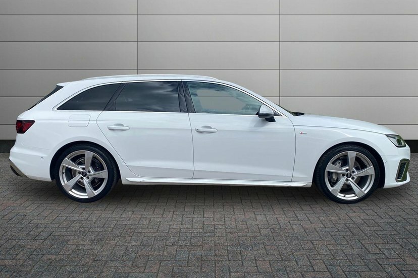 Audi A4 Avant 2.0 Tfsi 40 S Line Estate S Tronic 204 FN24HYR White #4