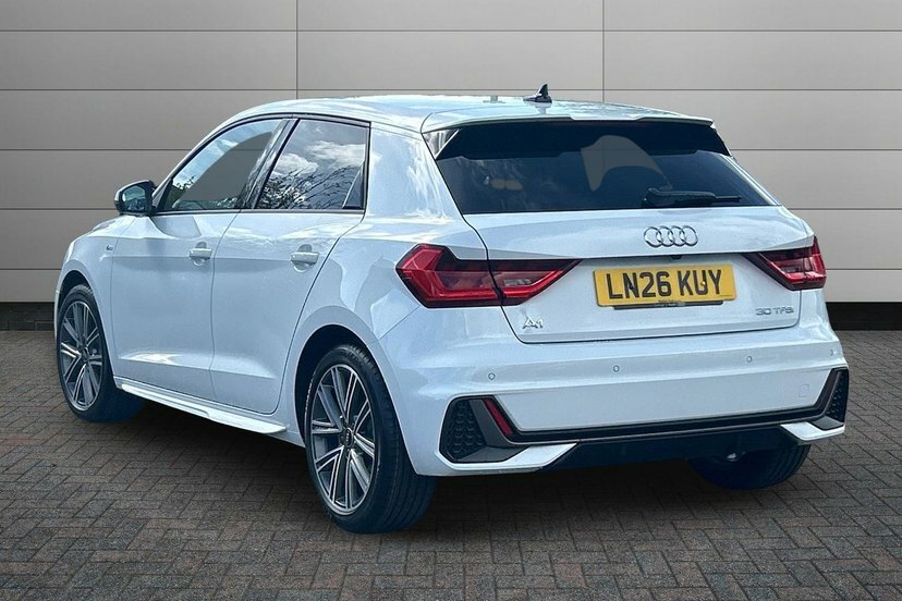 Audi A1 1.0 Tfsi 30 S Line Sportback S Tronic LN26KUY White #3