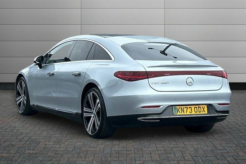 Mercedes-Benz EQS Eqs 450 108.4Kwh Exclusive Luxury Saloon Elec KN73ODX Silver #2