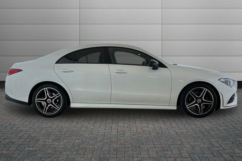 Mercedes-Benz CLA Class Cla200 Amg Line Executive Coupe KN23XVE White #3