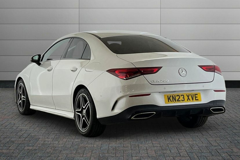 Mercedes-Benz CLA Class Cla200 Amg Line Executive Coupe KN23XVE White #2