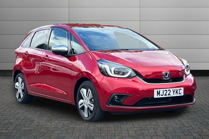 Honda Jazz 1.5 H I-mmd Ex Hatchback Hybrid Ecvt 1 Red