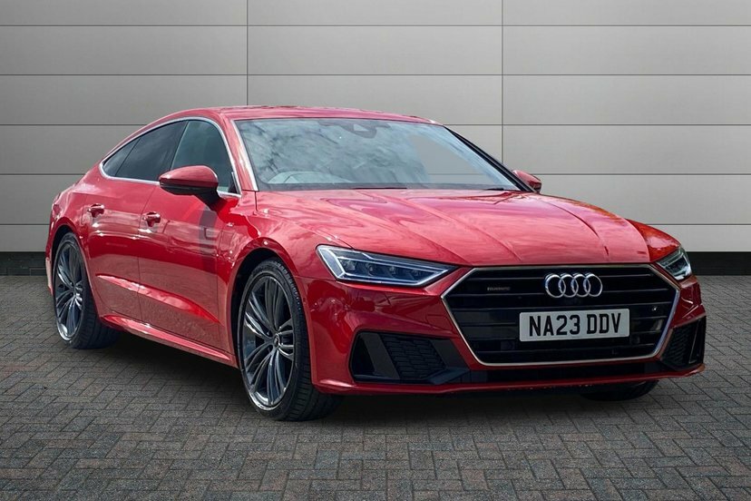Audi A7 2.0 Tdi 40 S Line Sportback S Tronic Qu Red
