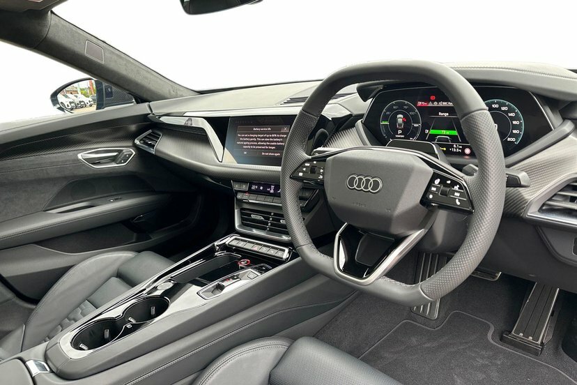 Audi E Tron GT 105Kwh Vorsprung Saloon Quattro MV26JKZ Black #6