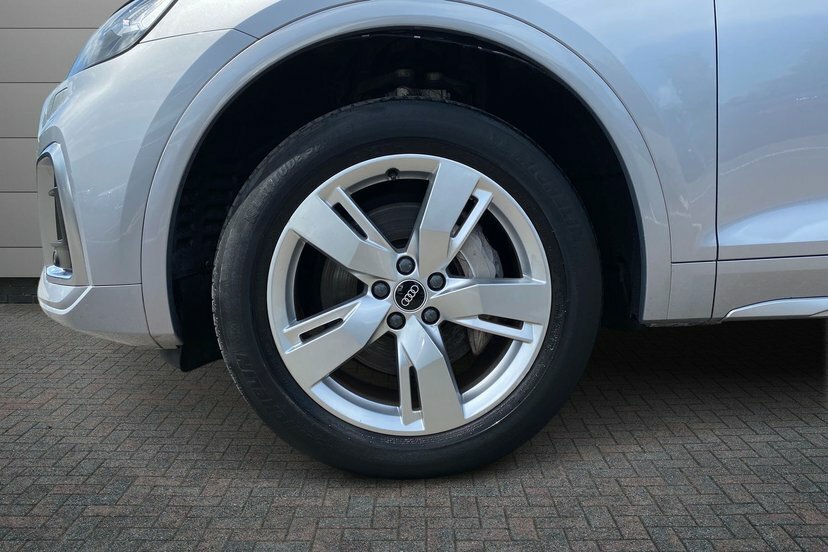 Audi Q5 2.0 Tfsie 50 S Line Suv Plug-in Hybrid WF71VJO Silver #5