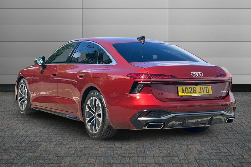 Audi A6 Saloon 2.0 E-hybrid 25.9Kwh S Line Saloon Plug AO26JVD Red #3