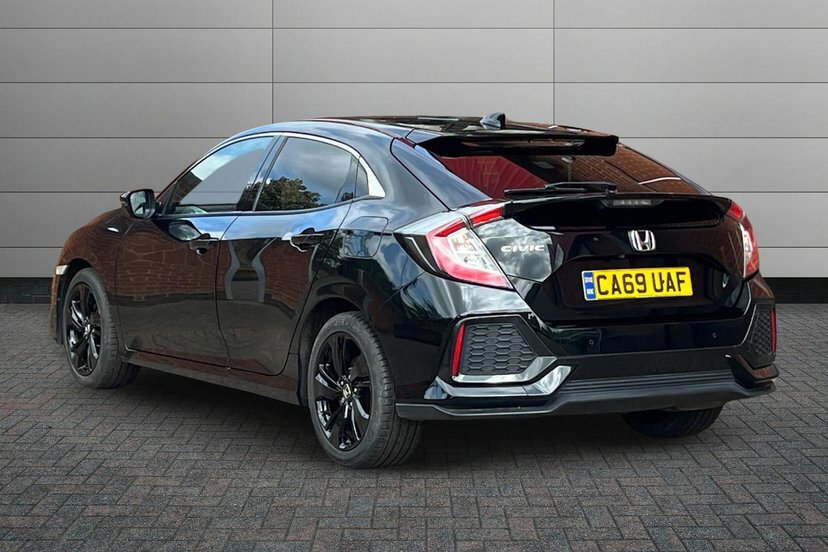 Honda Civic 1.0 Vtec Turbo Sr Hatchback 126 CA69UAF Black #3