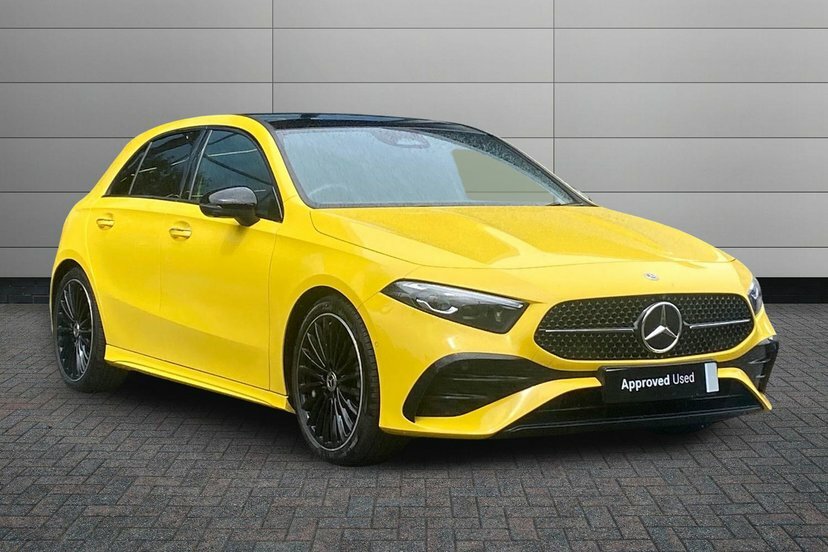 Mercedes-Benz A Class A200h Mhev Exclusive Launch Edition Yellow