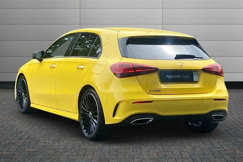 Mercedes-Benz A Class A200h Mhev Exclusive Launch Edition DA73BCK Yellow #2