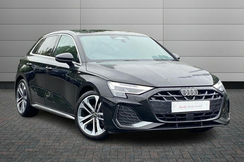 Audi A3 1.5 Tfsi S Line Sportback S Tronic 150 Black