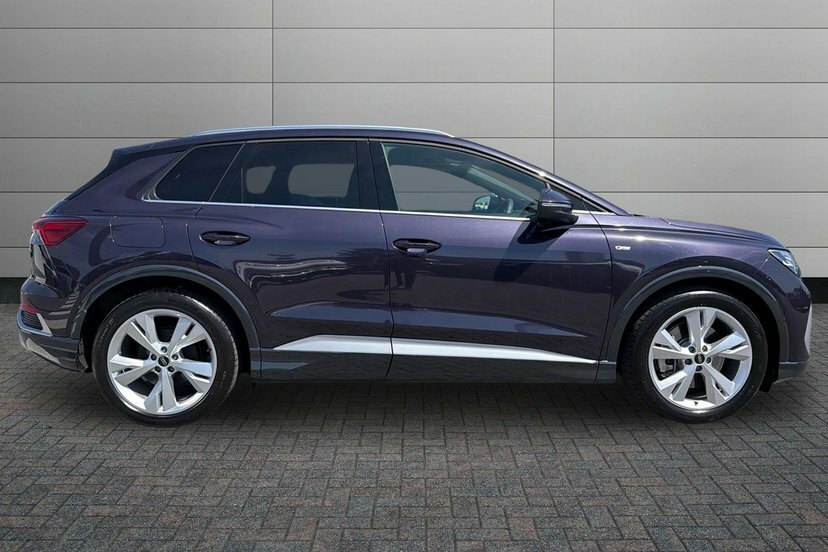 Audi Q4 E Tron 45 S Line Suv 82Kwh 286 Ps KN75XTD Purple #4