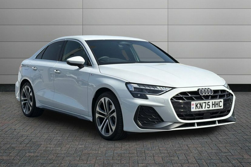 Audi A3 1.5 Tfsi 35 S Line Saloon S Tronic 150 White