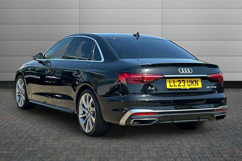 Audi A4 2.0 Tfsi 35 S Line Saloon S Tronic 150 Black #3