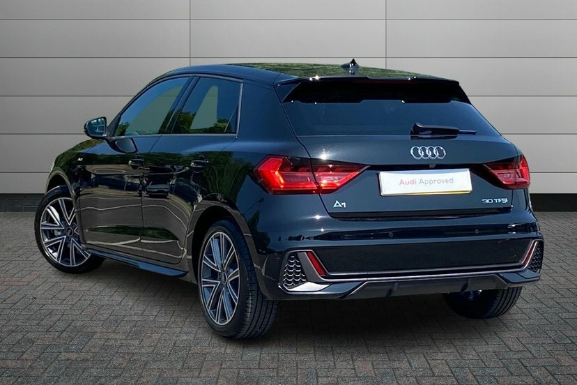 Audi A1 1.0 Tfsi 30 S Line Sportback S Tronic WU26EXD Black #3