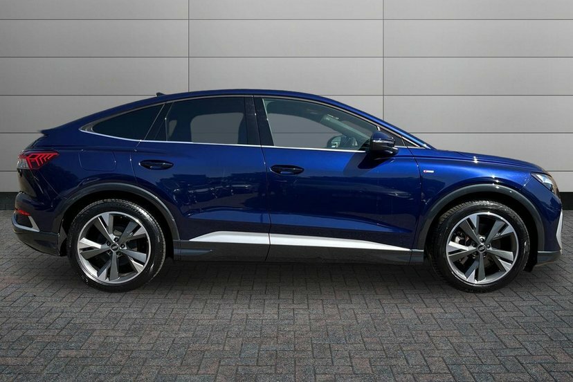 Audi Q4 E Tron 50 S Line Sportback Quattro 82Kw Blue #4