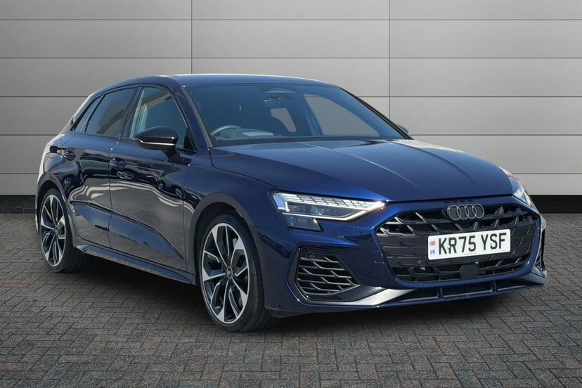 Audi S3 2.0 Tfsi Black Edition Sportback S Tron Blue