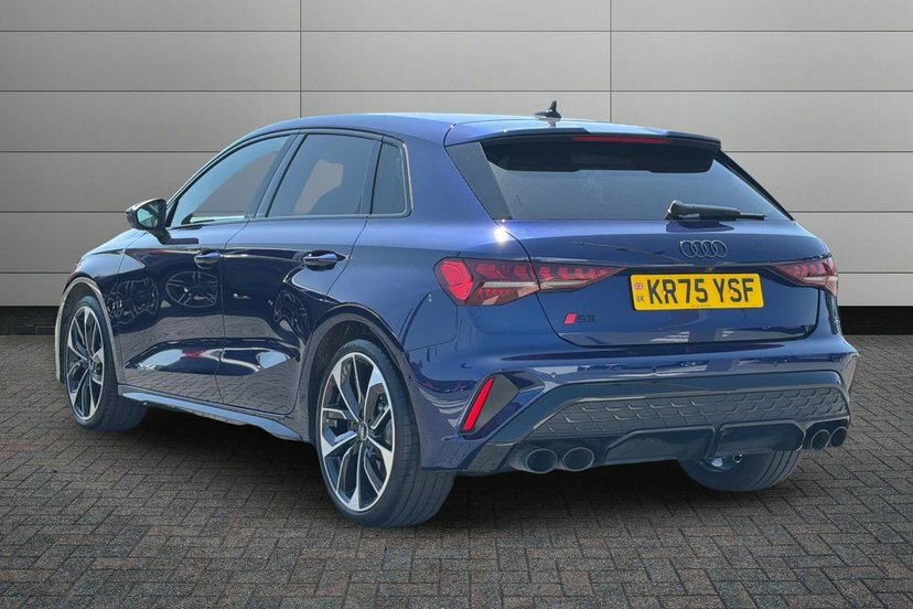 Audi S3 2.0 Tfsi Black Edition Sportback S Tron KR75YSF Blue #3