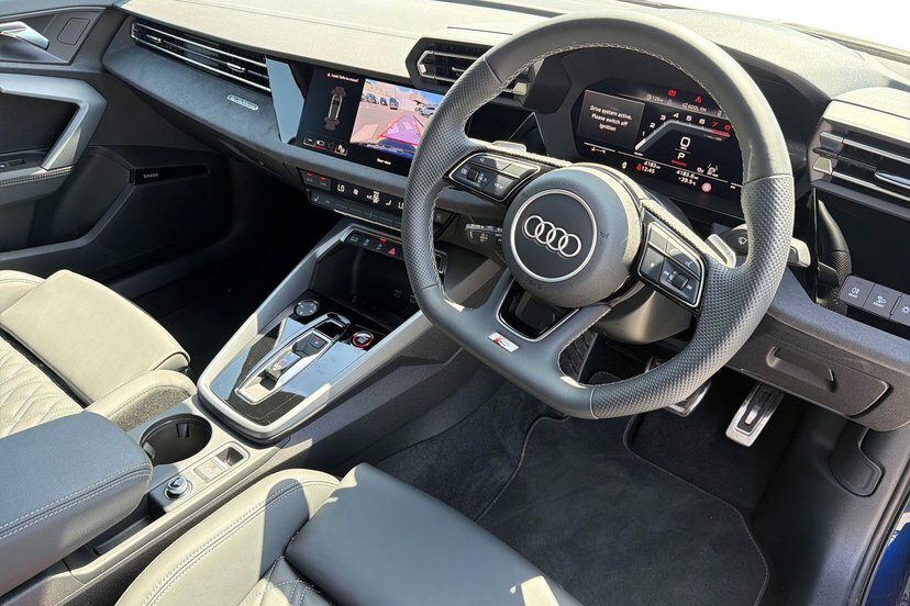 Audi S3 2.0 Tfsi Black Edition Sportback S Tron KR75YSF Blue #6