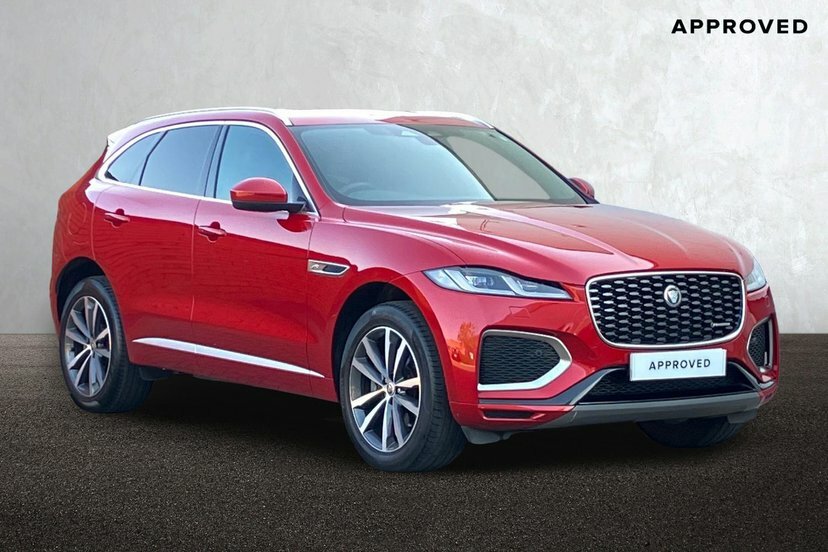 Jaguar F-Pace 2.0 P250i R-dynamic Se Black Suv A Red