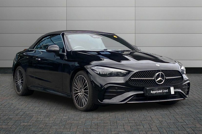 Mercedes-Benz CLE Class Cle300h Mhev Amg Line Premium Cabriolet Black